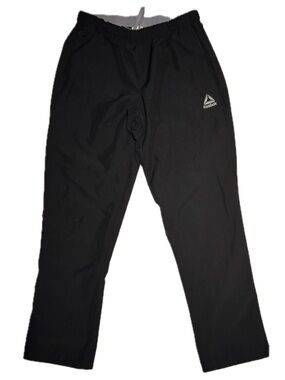 Reebok Black Woven Training  Track Pants Men's Size Medium